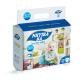 Printed Disposable Baby Diaper Nappies Soft Breathable TUV / ISO Approved
