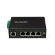Industrial Gigabit Network Switch Unmanaged 5 Port Ethernet Switch with Din Rail Mounting