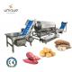 Cassava Peeler Machine for Continuous Root Vegetable Peeling Line in Large Food Shop