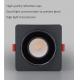 Black Square Recessed Led Downlights 12w Multifunction With Removable Cob