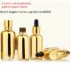 20ml 30ml 50ml Empty Reusable Electroplating Gold Cosmetic Package serum Skincare essential oil Glass Dropper Bottle