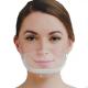 Food Processing 14*5.5CM Transparent Plastic Mouth Mask