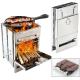 Stainless Steel Folding Barbecue Stove, Portable Fixed Firewood Stove, Barbecue Rack, Picnic Stove, Heating Stove