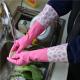 Slip Resistance Long Sleeve Washing Up Gloves , Hand Gloves For Washing