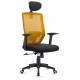 Excecutive Ergonomic Mesh Office Chair With Headrest And Adjustable Arm