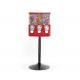 Three In One Capsule Vending Machine Large Capacity Red Color 1-6 Pieces Coins