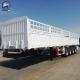 3axle 4axle Heavy Duty Side Wall Fence Cargo Semi Truck Trailer Mechanical Suspension