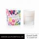 Home Decor Small Scented Candles , Glass Jar Scented Candles Colorful Printed