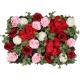 40x60 Silk Flower Artificial Rose Wall Panels for Wedding decoration
