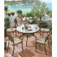 Waterproof Garden Cast Aluminum Patio Dining Table Chair Set for Outdoor Furniture