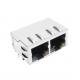 90° Angle NO Magnetic 1X2 RJ45 Connector JXR8-1003NL
