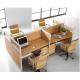 Full High Office Furniture Partitions / L & T Shaped Office Workstation Table