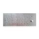84 Key Washable  Industrial Keyboard With Trackball , stainless steel keyboard