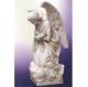kneeling angel marble statue