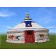 4m Diameter Mongolian Domed Tent / Yurt Camping Tent For Living Or Catering