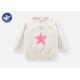Cotton Spring Knitwear Girls Pullover Sweaters Star Intarsia Knitting Pattern