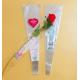 Portable Biodegradable Flower Sleeve Bag For Single Rose Fresh Bouquets