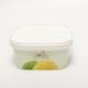 Compostable Square Paper Bowl Waterproof Takeaway Food Packing Container