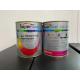 CMYK Automotive Paint Cans 1L Round Tin Containers With Lids