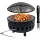 23 Inch Barbecue Outdoor Fire Pit Wood Burning Large Round Portable