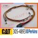 Excavator C6.4 FOR CAT E320D 320D 323D Engine injector Wiring Harness 305-4893
