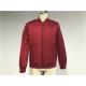 Red 100% Polyester Bomber Puffer Jacket , Male Bomber Jacket TW74264