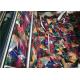 Digital Printing Weft Knitting Recycled Polyester Fabric For Stripe Energy Bra