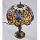 9 Inch 12 Inch Mediterranean Handmade Stained Glass Decorative Lamp Living Room Dining Room Bar Glass Table Light