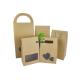 Lightweight Kraft Bags With Window High End Kraft Merchandise Bags Custom Size