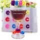 Party use wine mark/promotional using /silicone wine charms