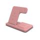 Foldable Holder Wireless Charging Dual Coil 15W  3 In 1 Iphone Charger Stand Fast Charging