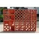 Fence Panel Red Decorative Terracotta Bricks Decorative Flower Hollow