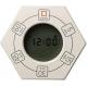 A stylish and innovative digital timer desktop Hexagonal rotating productivity timer with clock
