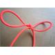 Red Wax Cotton Cord , Waxed Linen Cord Spandex Clothing Accessories