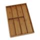 Custom Bamboo Kitchen Supplies , Bamboo Drawer Inserts For Cutlery And Utensils