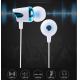 Metal Noise Cancelling Sport Earbuds / Hifi Wired Stereo Headphone With Mic