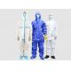Disposable medical isolation clothing anti-virus clothing disposable one-piece protective clothing