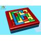 Commercial Backyard Toddler Sport Games Inflatable Twister Mattress Combine Building Block