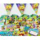 SpongeBob theme party set kids birthday party suppliers child Decoration evening party set celebration decoration