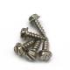 DIN7504K SUS AISI 410 Slot Hex Head Stainless Steel Self Tapping Screws Wood Working Single Thread Out