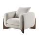 Factory direct sales of the latest design sofa set small household cloth art log living room sofa