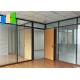 Aluminium Frame Fixed Glass Partition Interior Office Separation Partition Wall