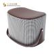 45cm Solid Wood Frame Foot Rest Stool Upholstered Stool Ottoman With Storage