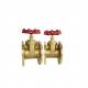 factory casting dn40 manual flange brass gate valve sanitary