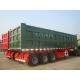 TITAN VEHICLE 3 axle 80 tons 42 CBM semi dump trucks for sale 