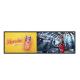 Ultra Wide Bar LCD Display Screen 49.5 Inch For Subway Banks