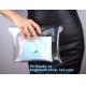 Eco-friendly Practical Waterproof Transparent Zipper Hand Bag PVC Cosmetic Clutch Bag For Gift Promotion, purse, wallet