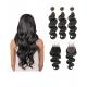 Middle Part 100% Peruvian Body Wave Hair Bundles Full And Thick