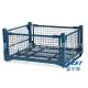 Powder Coating 2000KGS Capacity 0.6mm Wire Collapsible Metal Cage