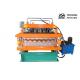 Easy Operate Glazed Tile Roll Forming Machine , Color Steel Roll Forming Machine